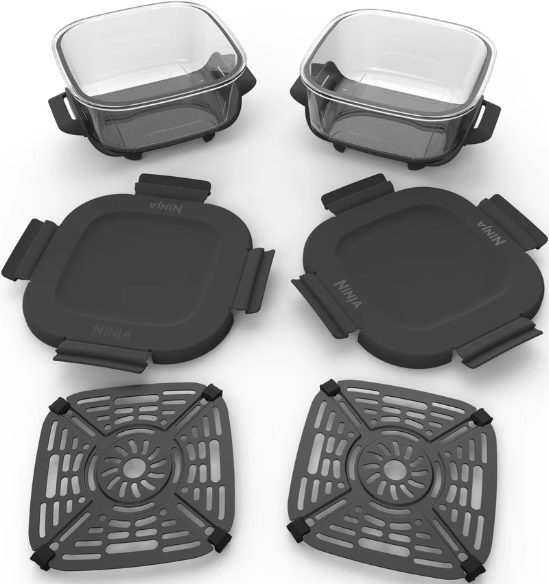 Ninja 1.4 Litre Crispi CleanCrisp Glass Container 2 Pack