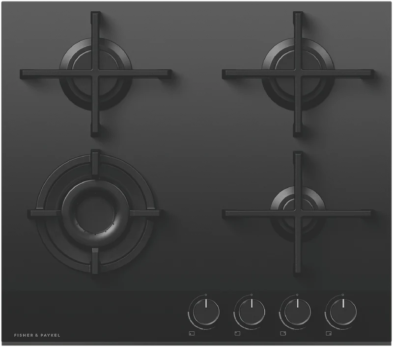 Fisher & Paykel 60cm Series 9 4 Burner Gas Cooktop, LPG