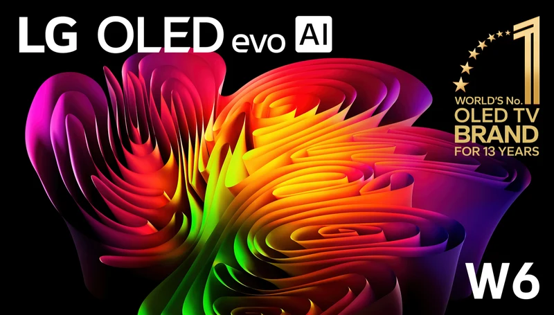 LG 83" OLED EVO AI W6 Wallpaper 4K Smart TV 2026