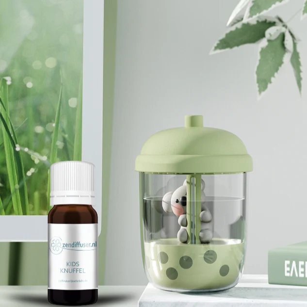 Cadeauset: Koala in beker Aroma Diffuser + Kids Knuffel etherische olie