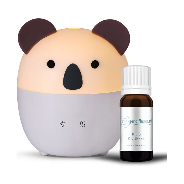 Cadeauset: Koala Aroma Diffuser + Kids Knuffel etherische olie