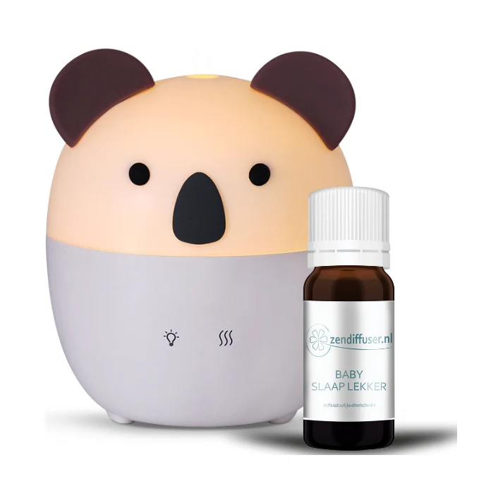 Cadeauset: Koala Aroma Diffuser + Baby Slaap Lekker etherische olie