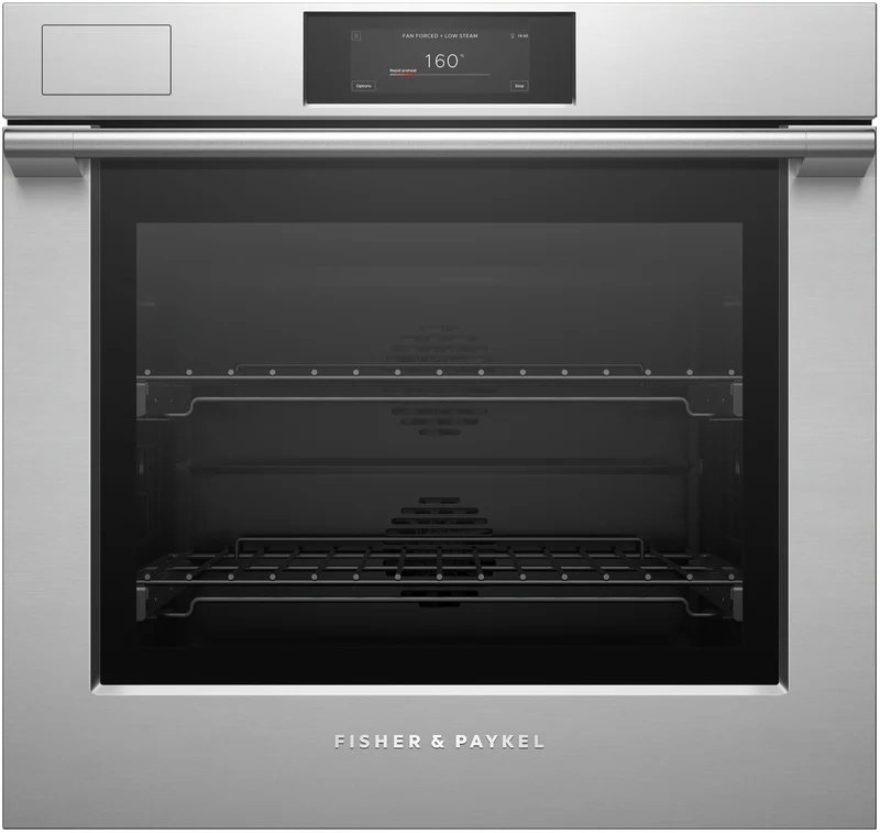 Fisher & Paykel Series 11 Professional 76cm Pyrolytic Steam Assist Oven, Stainless Steel