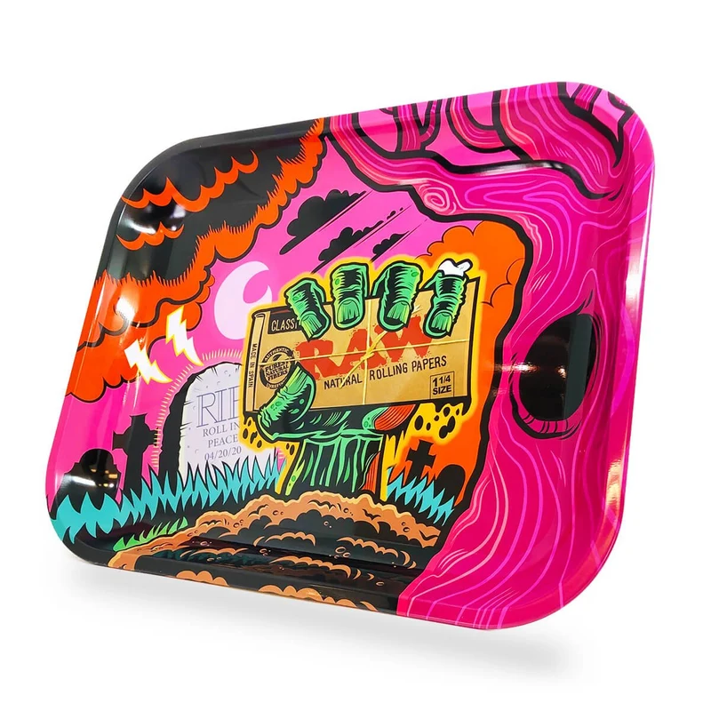 RAW Rolling Tray Large - Zombie edition