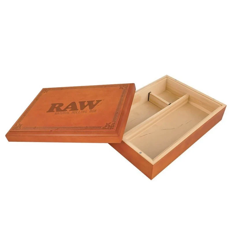 RAW x RYOT Natuurlijke Rolbox in Hout