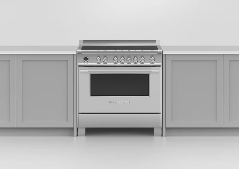 Fisher & Paykel 90cm Series 9 Classic 5 Zone Induction Pyrolytic Cooker, 2 SmartZones