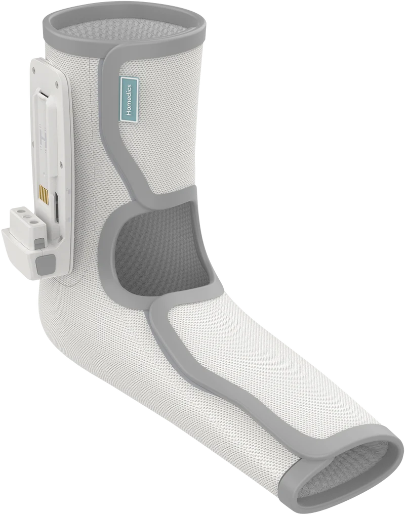 Homedics Modular Foot Compression Wrap + Controller Light Grey