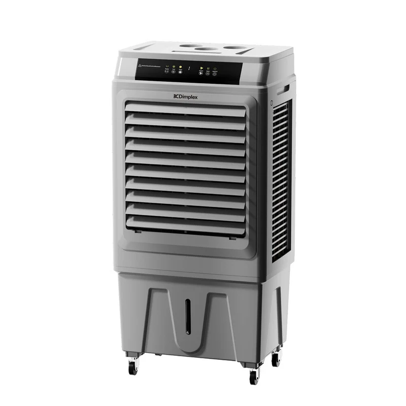 Dimplex 30L Digital Portable Evaporative Room Air Cooler with 3-Speeds and 2-Modes (Grey)