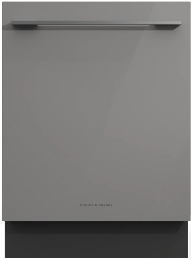 Fisher & Paykel Series 7 Minimal Built-Under Dishwasher, Grey Glass