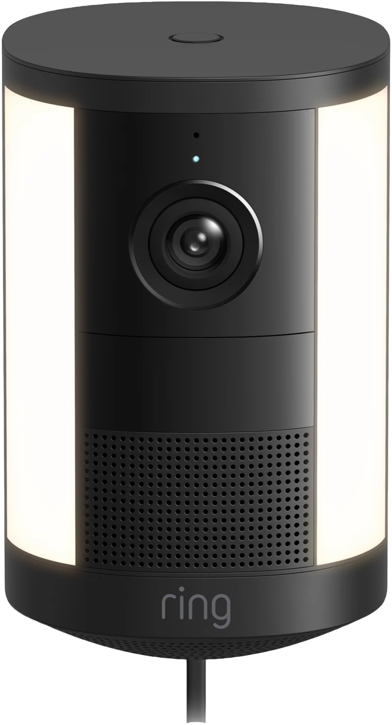 Ring Spotlight Camera 2K - Plug-In Security Camera - Black