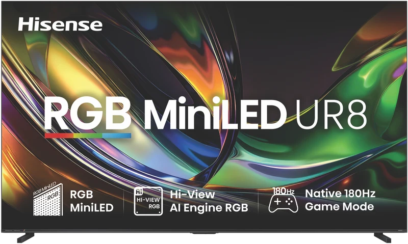 Hisense 100'' UR8SAU 4K RGB MiniLED 180Hz Smart AI TV 2026