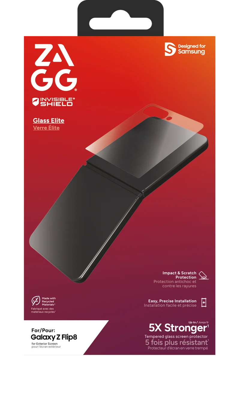 ZAGG Galaxy Z Flip8 Glass Elite Protector