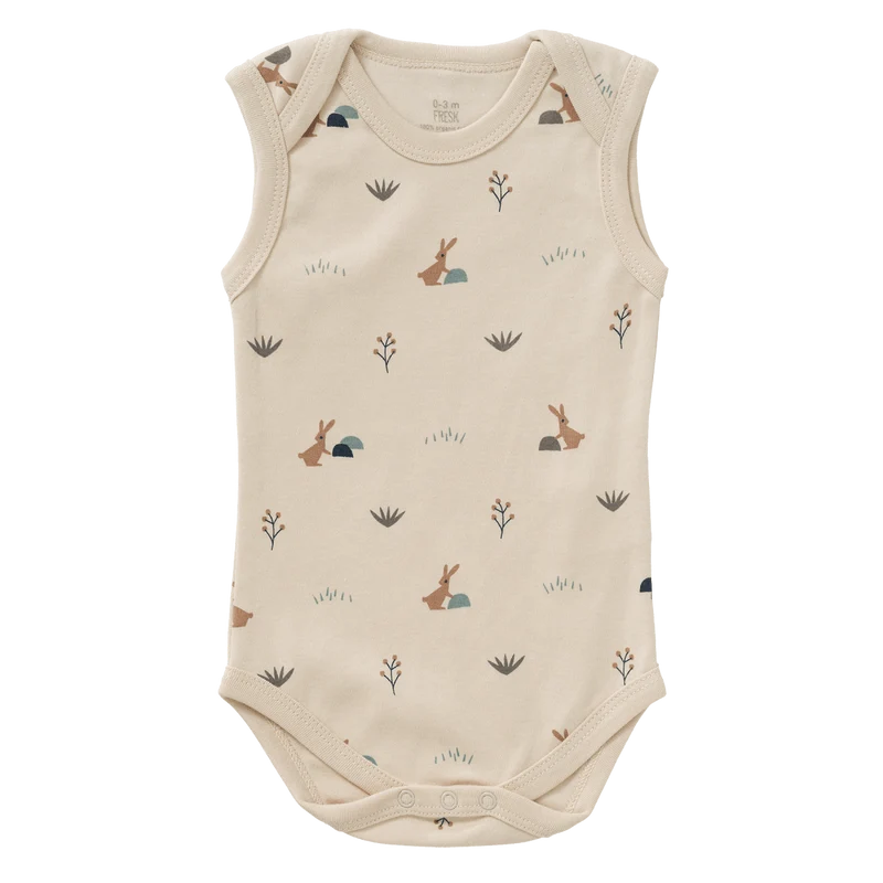 Fresk Romper Rabbit Sandshell