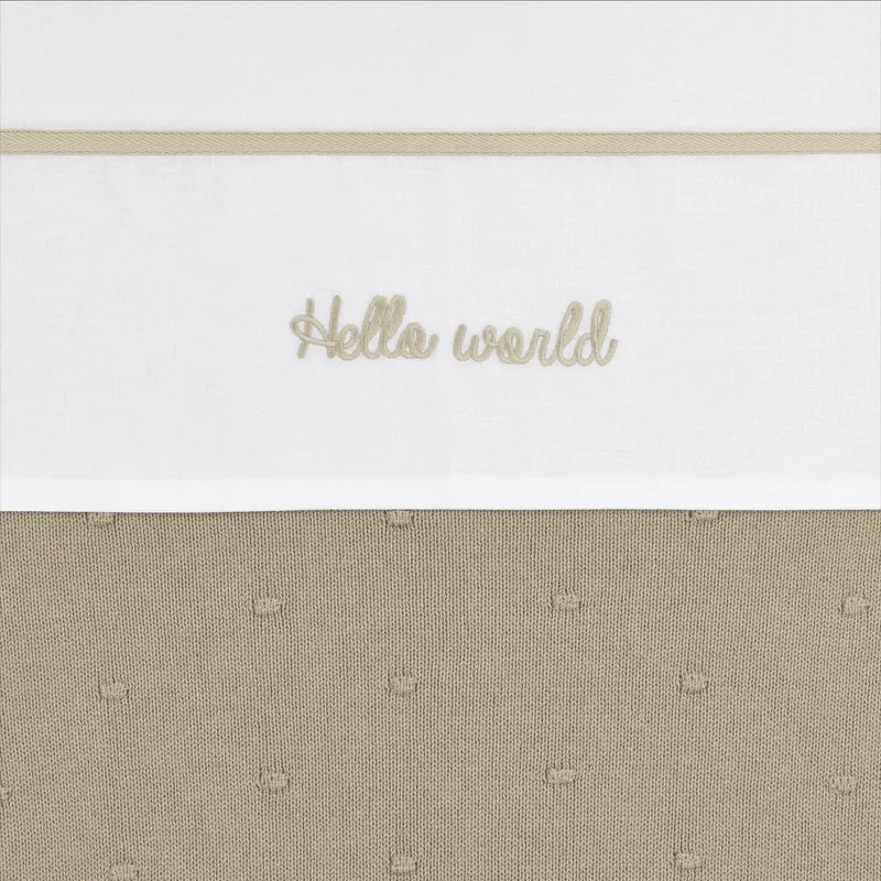 Meyco Ledikantlaken Hello World Sand