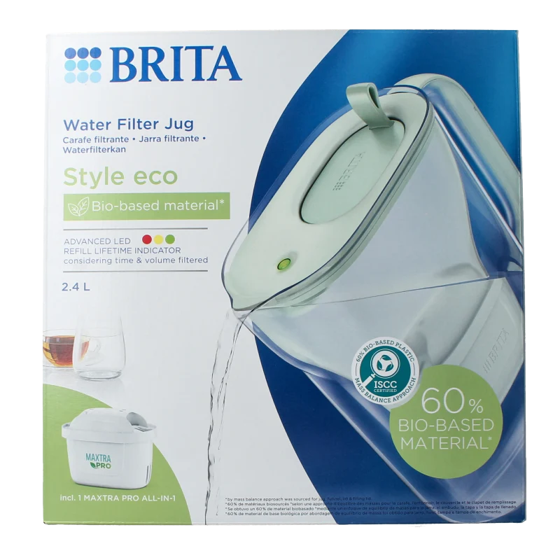 Brita Waterfilterkan eco powder green