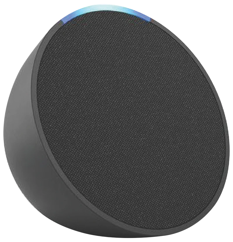 Amazon Pop Compact Smart Speaker with Alexa (Charcoal)