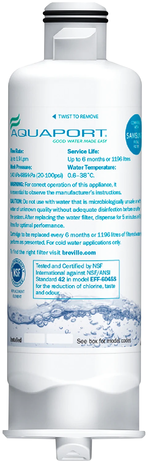 Aquaport Fridge Replacement Filter Samsung
