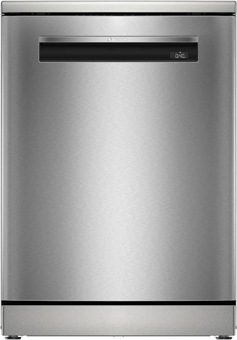 Bosch Series 4 Flat Door Freestanding Dishwasher, Brushed Steel