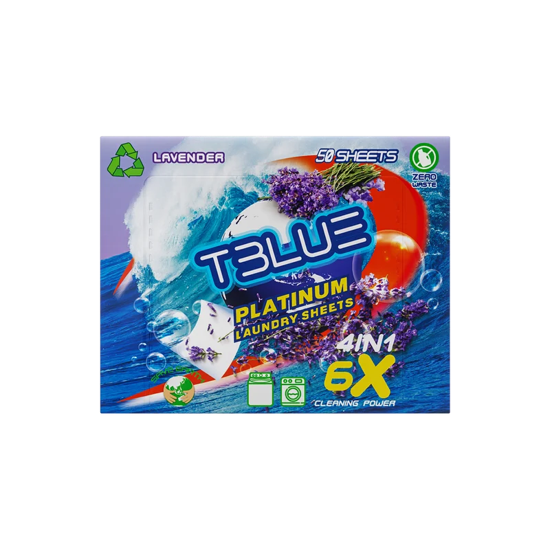 TBLUE Laundry detergent Sheet Lavender (50 Loads)