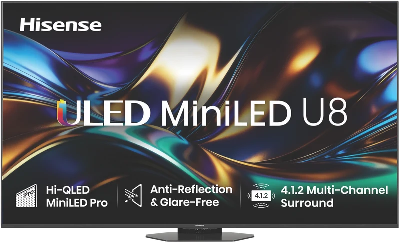 Hisense 75" U85AU 4K ULED MiniLED Hi-QLED 165Hz Smart AI TV 2026