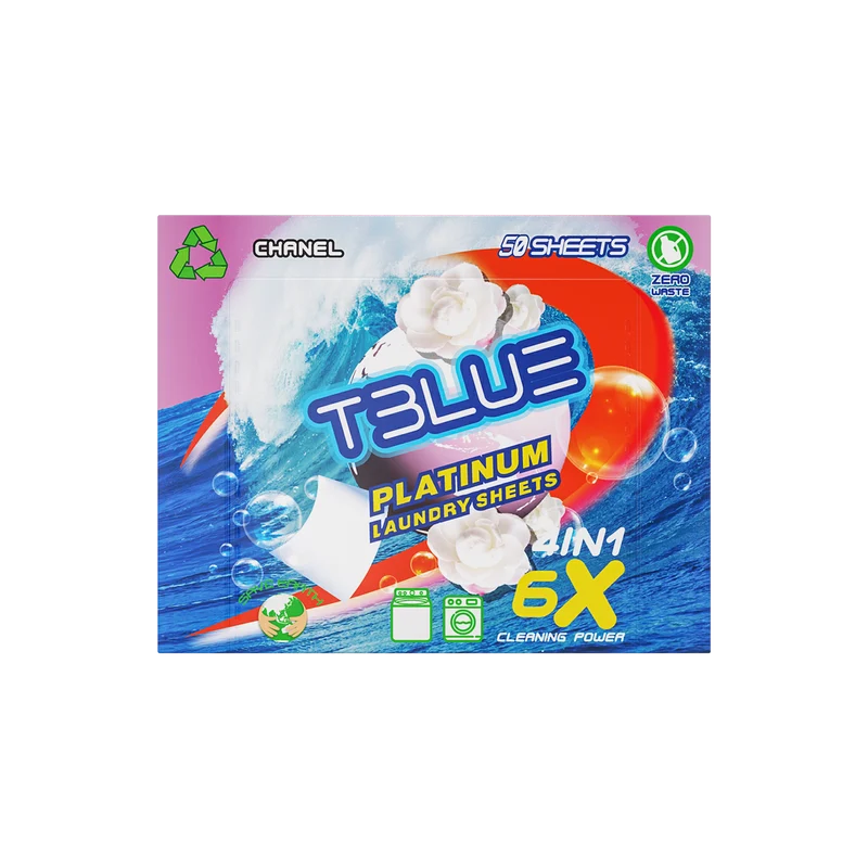 TBLUE Laundry detergent Sheet Chanel (50 Loads)