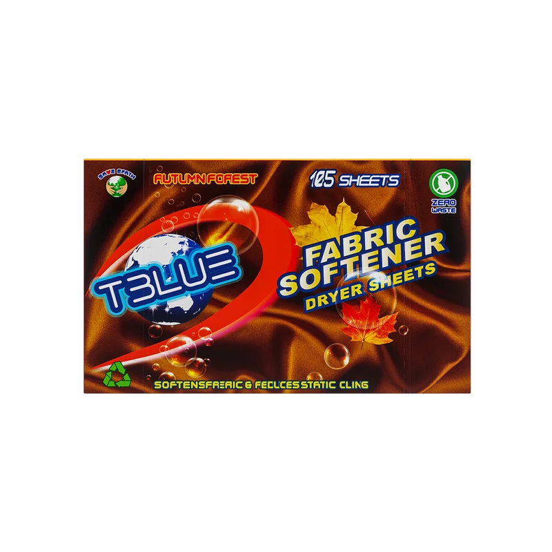TBLUE Fabric Softener Dryer Sheet Autumn Forest (105 Sheets)