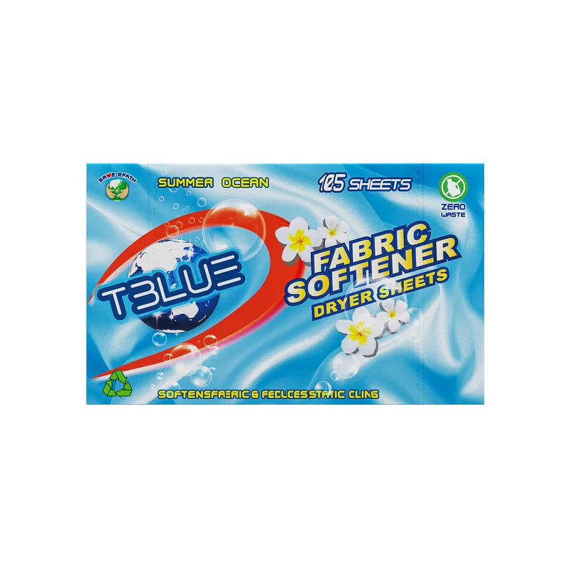 TBLUE Fabric Softener Dryer Sheet Summer Ocean (105 Sheets)