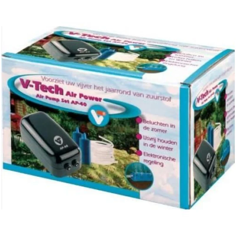 VT Luchtpomp AP-40 Set - Vijverbeluchting 270 l/u inclusief luchtsteen en slang