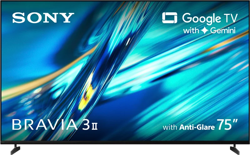 Sony 75" BRAVIA 3 II 4K HDR AI Google TV with Gemini 2026