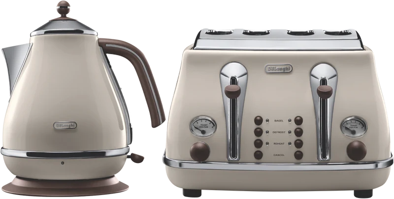 DeLonghi Icona Vintage Breakfast Pack Beige