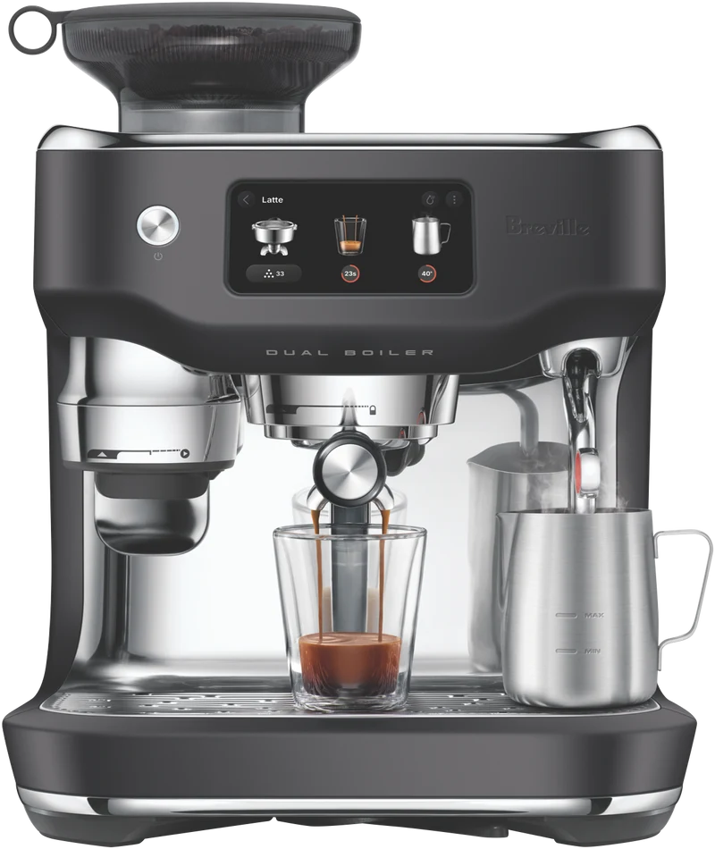 Breville The Oracle Dual Boiler Coffee Machine Black Truffle