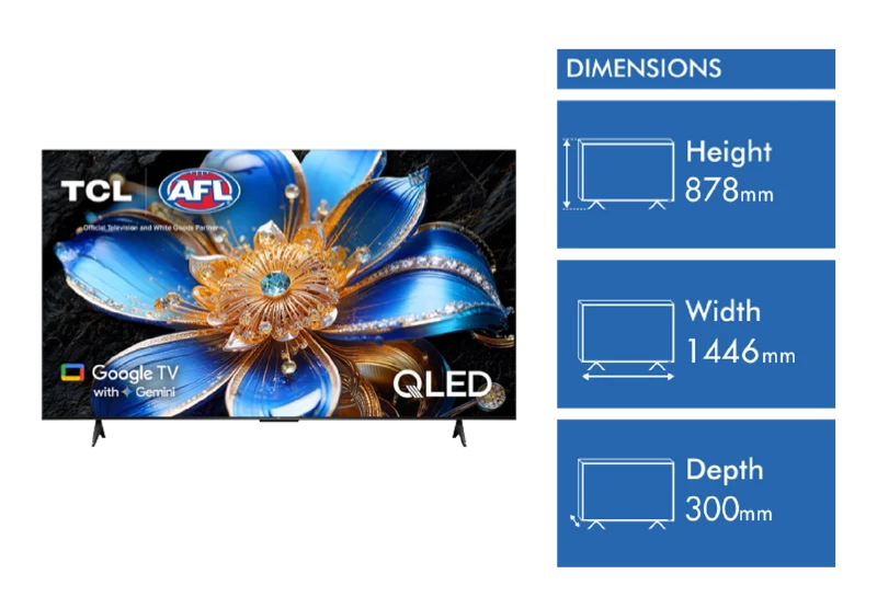TCL 65" P7LS QLED Google TV with Gemini 2026