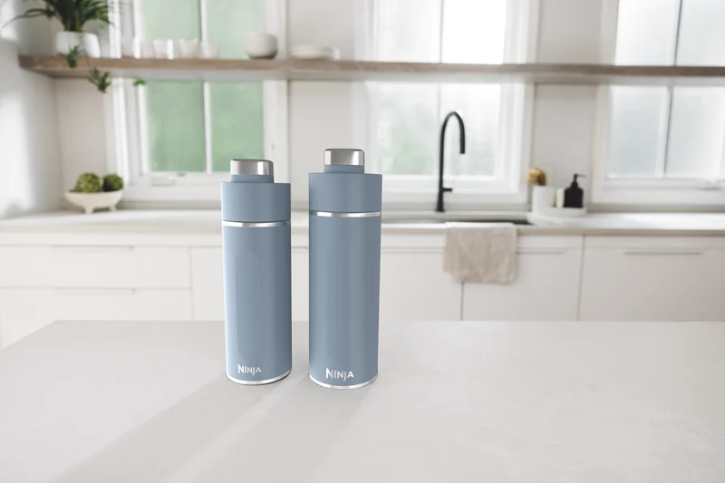 Ninja Thirsti 700ml Travel Bottle Storm Blue