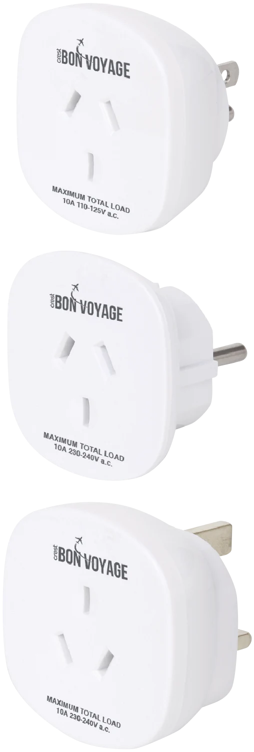 Bon Voyage Travel Adapter World Pack