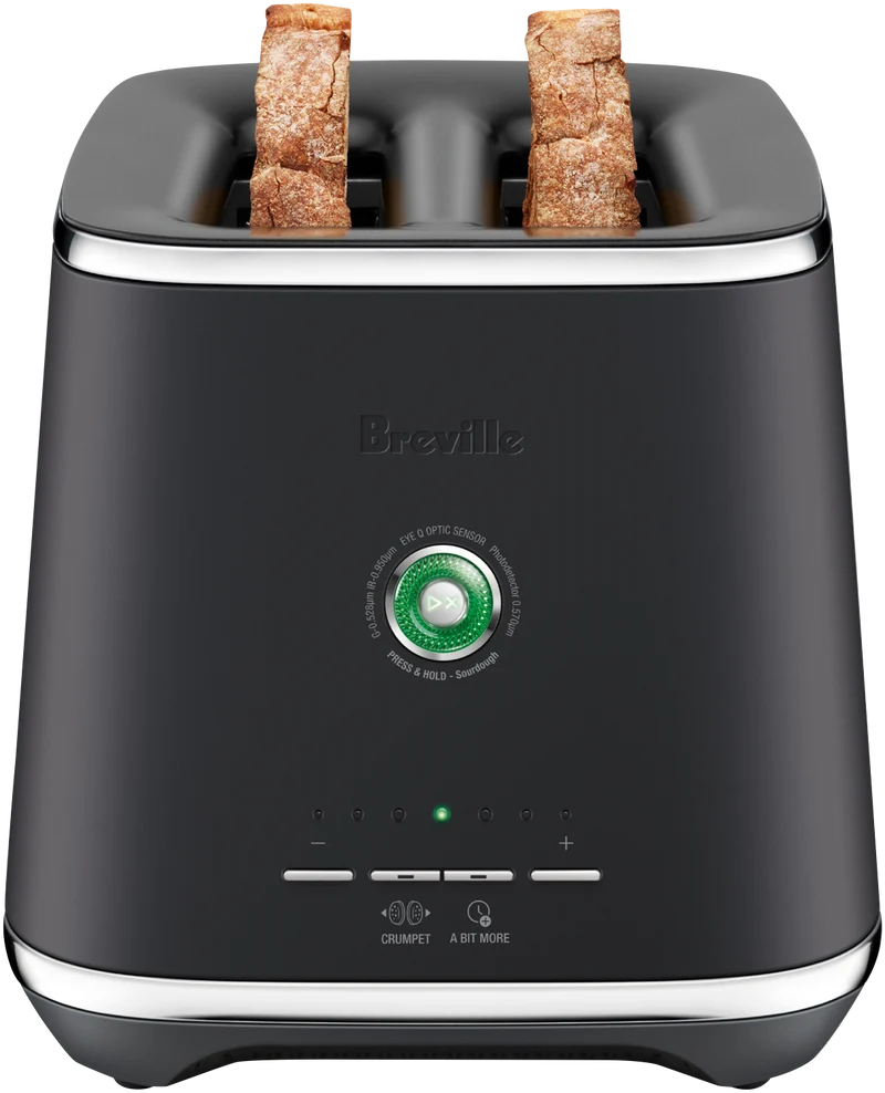 Breville The Eye Q 850 Auto 2 Slice Black Truffle Toaster