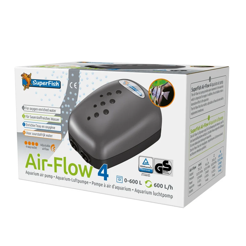 Superfish Airflow 4 Way (Aquarium Luchtpomp)