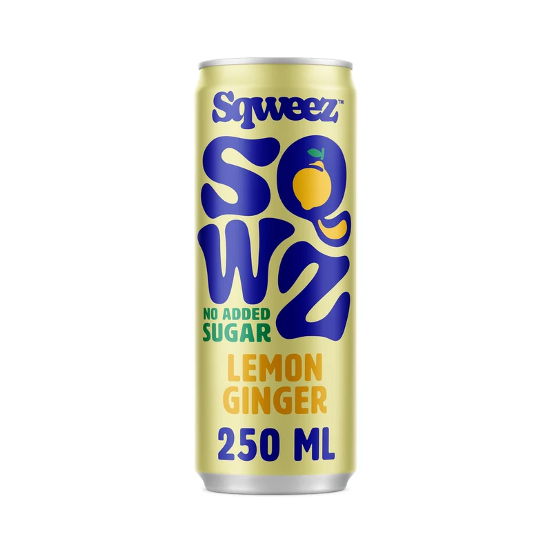 SQWZ Biologische Frisdrank Lemon Ginger 250 ml