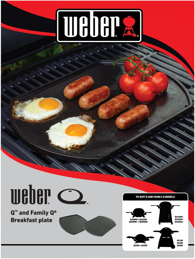 Weber Q Breakfast Plate - Large