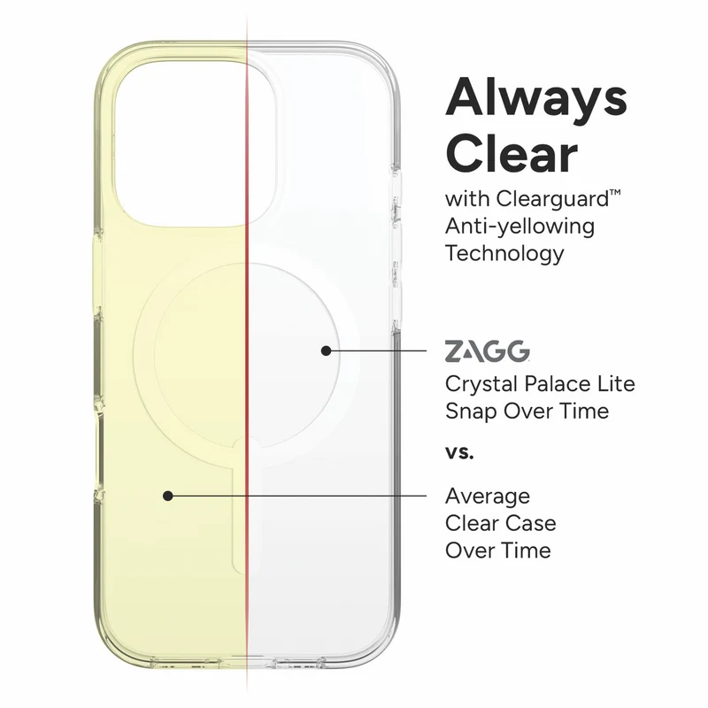 ZAGG Crystal Palace Lite Snap Case iPhone 16 Pro Max - Clear
