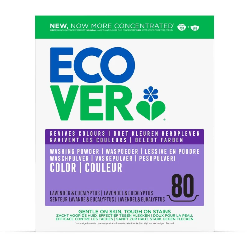 Ecover Color Waspoeder Lavendel & Eucalyptus 4 kg