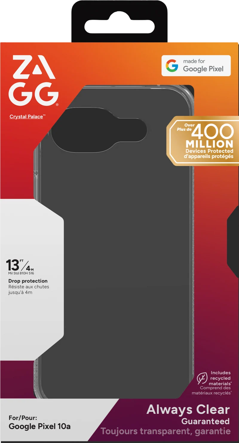 ZAGG Google Pixel 10a Crystal Palace Case Clear