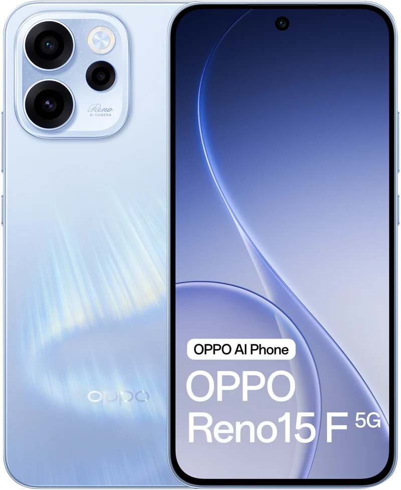 OPPO Reno15 F 5G Aurora Blue