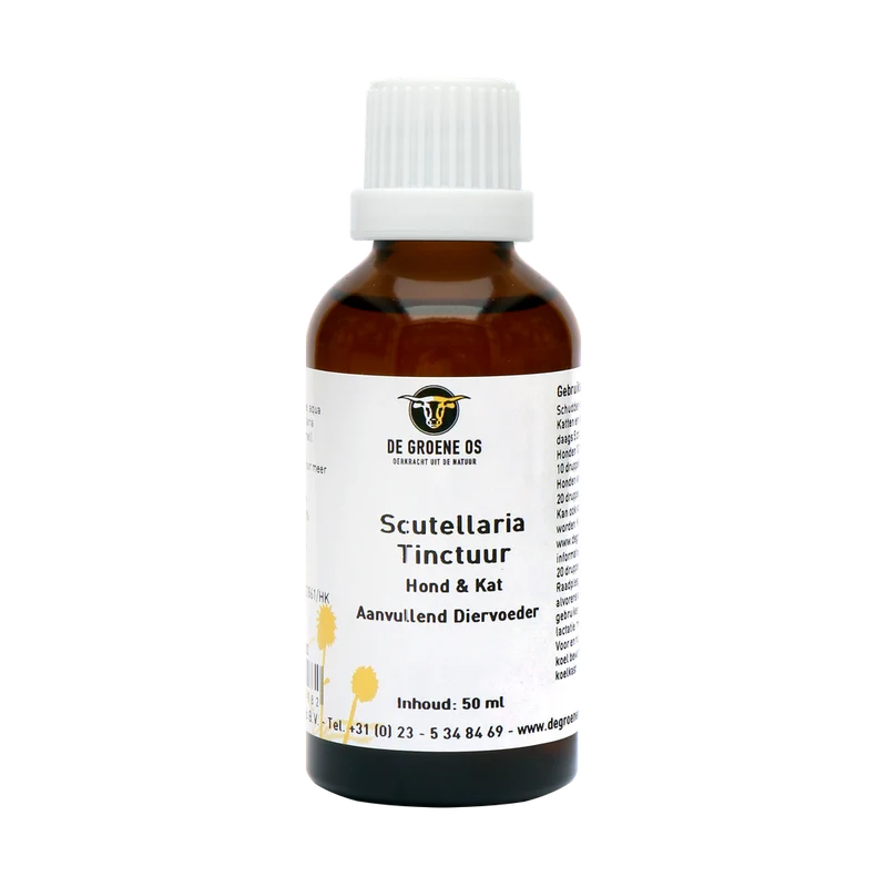 De Groene Os Scuttelaria Tinctuur Hond & Kat 50 ml