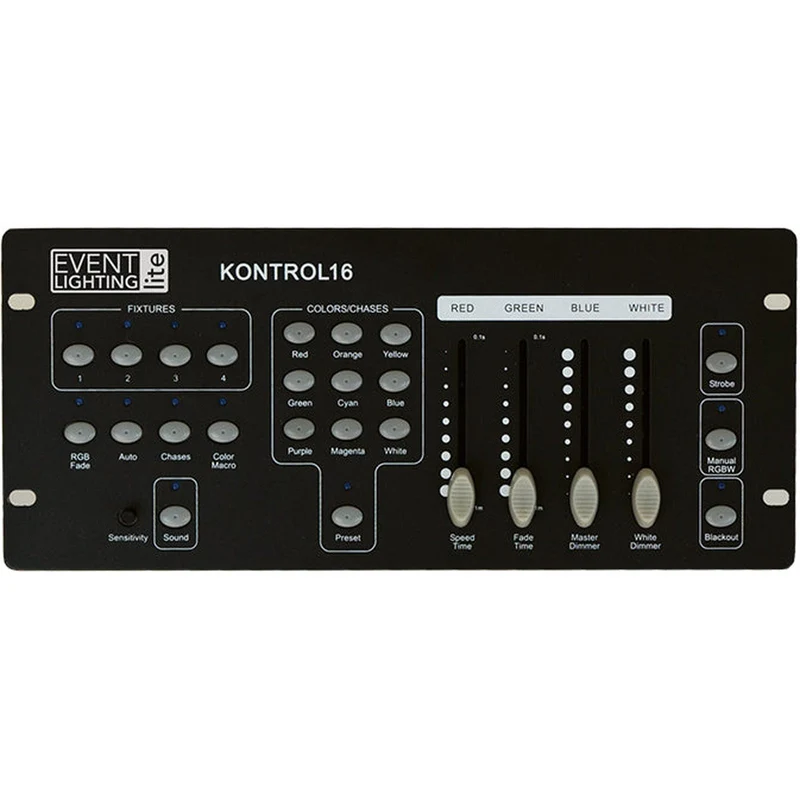 Event Lighting KONTROL16 - 4 x RGBW fixture DMX controller