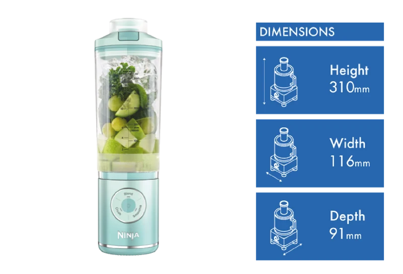 Ninja Blast Max Sea Glass