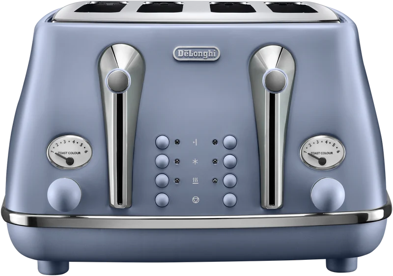 DeLonghi Icona Capitals 4 Slice Toaster Dubai Blue