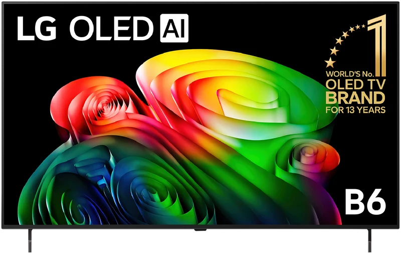 LG 55" OLED AI B6 4K Smart TV 2026