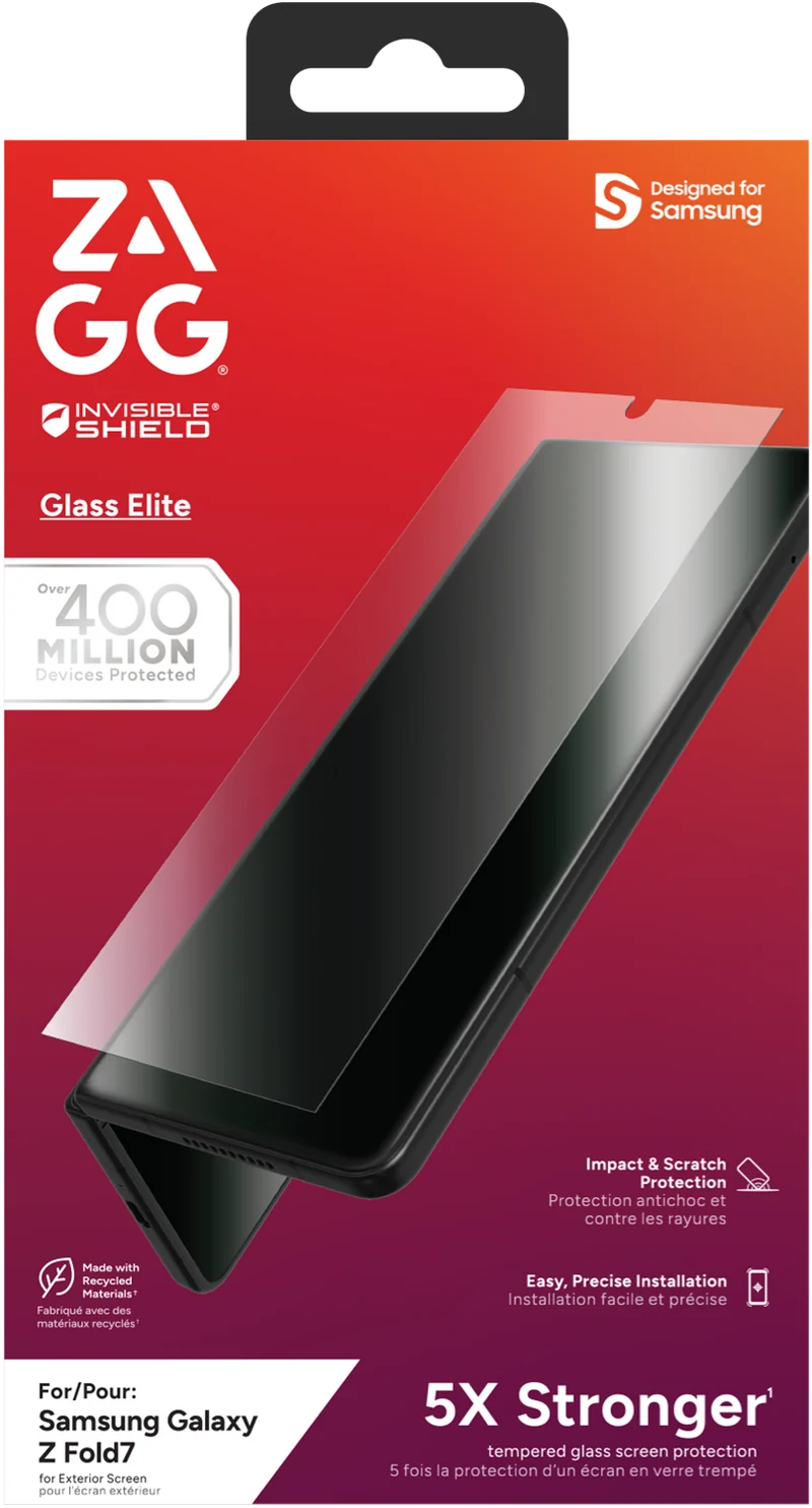 ZAGG Samsung Z Fold7 Invisibleshield Glass Elite Screen Protector
