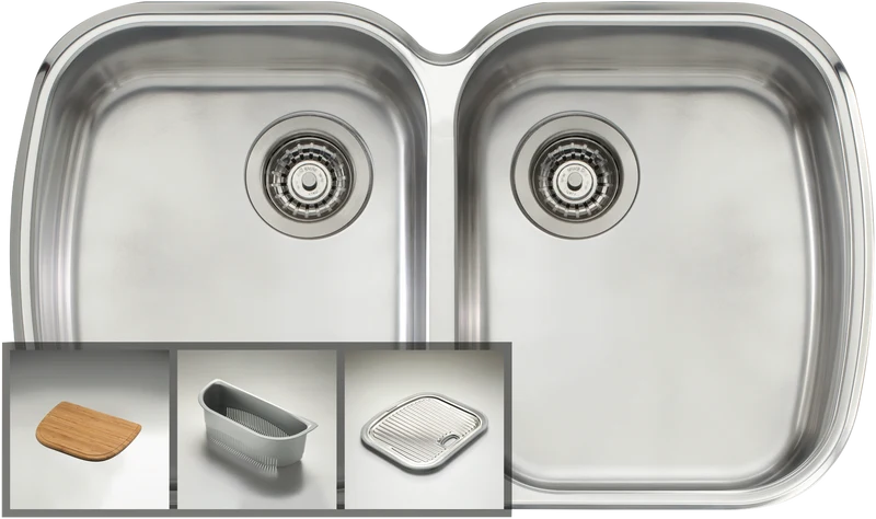 Oliveri Double Bowl Undermount