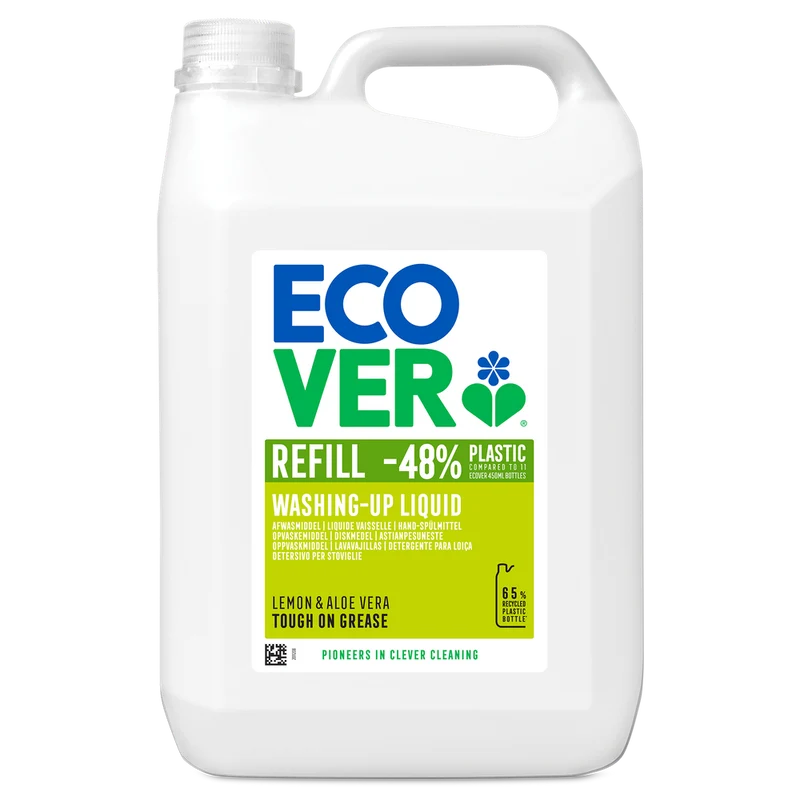 Ecover Afwasmiddel Lemon & Aloe Vera Navulling 5 liter